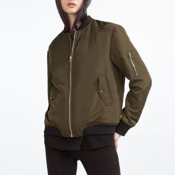 zara nylon jacket